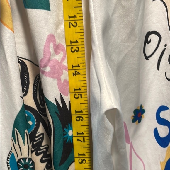 Abstract Artsy White with Playful Design Two Piece Outfit- Choose your Occasion - Picture 12 of 16